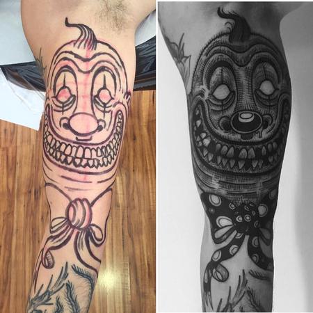 tattoos/ - freehand clown - 130733